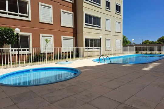 Área Comum - Piscinas de apartamento à venda com 2 quartos, 49m² em Parque Santa Fé, Porto Alegre