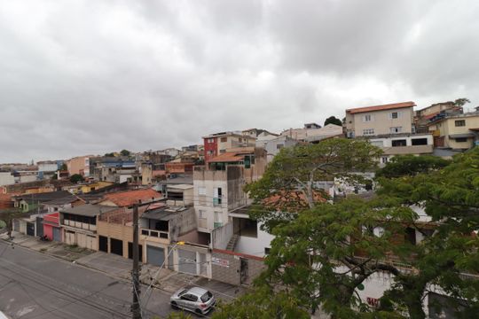 Vista do Quintal de apartamento à venda com 2 quartos, 86m² em Vila Linda, Santo André