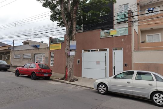 Fachada de apartamento à venda com 2 quartos, 86m² em Vila Linda, Santo André