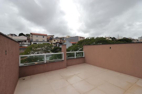 Quintal de apartamento à venda com 2 quartos, 86m² em Vila Linda, Santo André