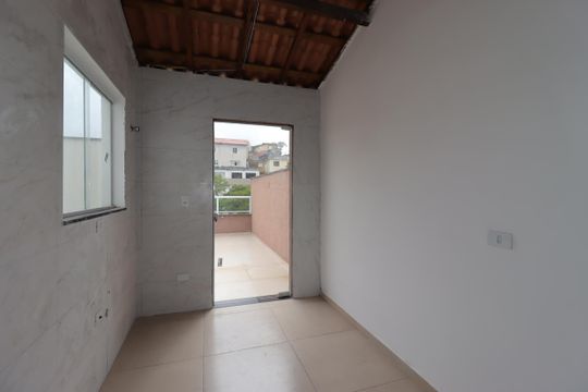 Cozinha de apartamento à venda com 2 quartos, 86m² em Vila Linda, Santo André