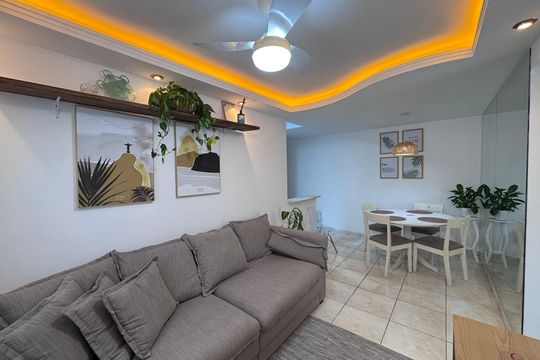 Sala de apartamento à venda com 2 quartos, 59m² em Vargem Pequena, Rio de Janeiro