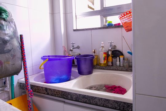 Área de Serviço de apartamento para alugar com 2 quartos, 56m² em Porto da Pedra, São Gonçalo