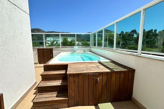 Área comum - Piscina de apartamento à venda com 3 quartos, 181m² em Recreio dos Bandeirantes, Rio de Janeiro