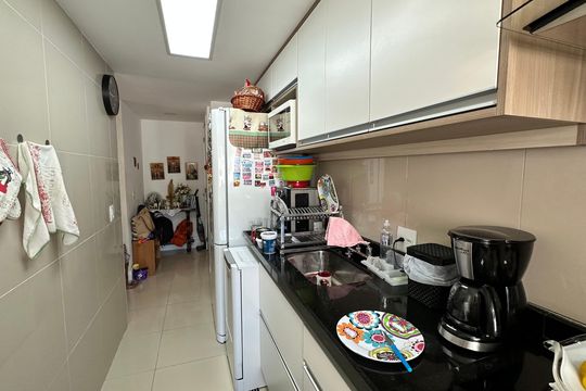 Cozinha de apartamento à venda com 3 quartos, 181m² em Recreio dos Bandeirantes, Rio de Janeiro