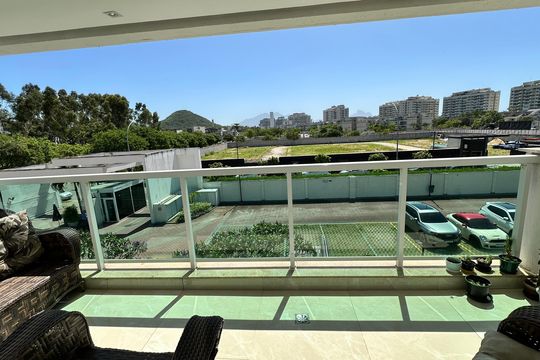 Varanda de apartamento à venda com 3 quartos, 181m² em Recreio dos Bandeirantes, Rio de Janeiro