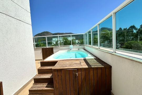 Piscina de apartamento à venda com 3 quartos, 181m² em Recreio dos Bandeirantes, Rio de Janeiro