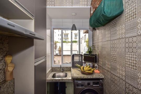Área de Serviço  de apartamento à venda com 2 quartos, 51m² em Fazenda Morumbi, São Paulo