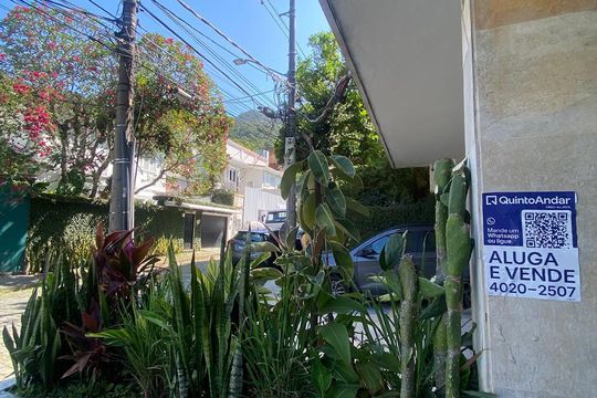 PLACA de apartamento para alugar com 1 quarto, 60m² em Jardim Botânico, Rio de Janeiro