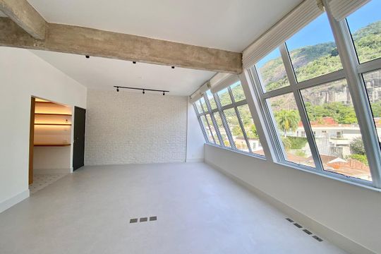 SALA de apartamento para alugar com 1 quarto, 60m² em Jardim Botânico, Rio de Janeiro