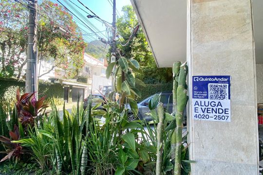 PLACA de apartamento para alugar com 1 quarto, 60m² em Jardim Botânico, Rio de Janeiro