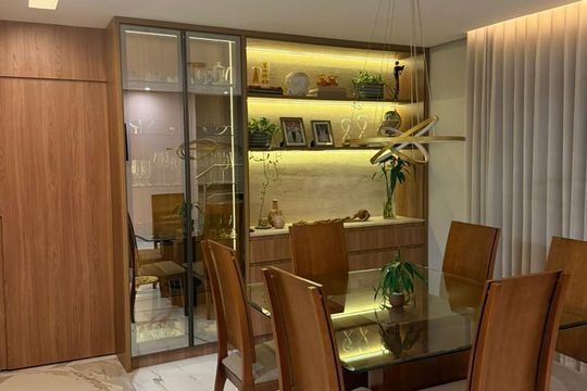 Sala de apartamento à venda com 4 quartos, 210m² em Palmares, Belo Horizonte