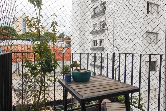 Varanda da Sala de apartamento à venda com 3 quartos, 77m² em Vila Progredior, São Paulo