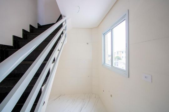 Cozinha de apartamento à venda com 2 quartos, 88m² em Vila América, Santo André