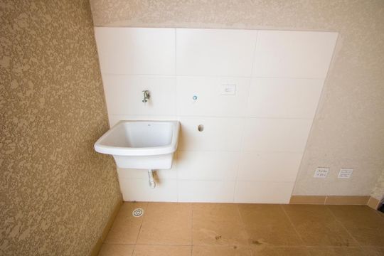 Área de serviço de apartamento à venda com 2 quartos, 88m² em Vila América, Santo André