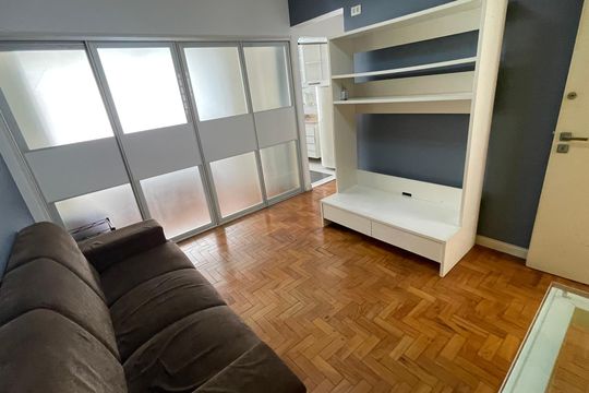 Sala de apartamento à venda com 1 quarto, 44m² em Santa Cecilia, São Paulo