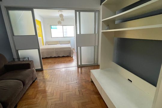 Sala de apartamento à venda com 1 quarto, 44m² em Santa Cecilia, São Paulo