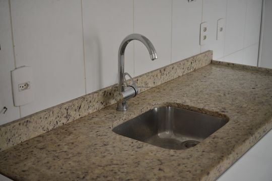 Cozinha de apartamento à venda com 3 quartos, 66m² em Vila Metalúrgica, Santo André