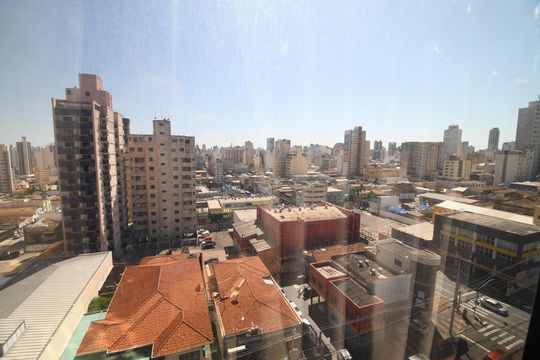Quarto Suíte - Vista de apartamento à venda com 1 quarto, 40m² em Centro, Campinas