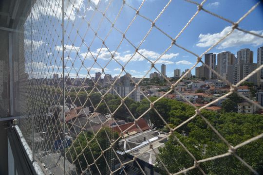Vista da Sacada de apartamento à venda com 3 quartos, 120m² em Jardim, Santo André