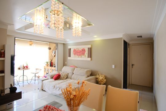 Sala de apartamento à venda com 3 quartos, 72m² em Vila Carrão, São Paulo