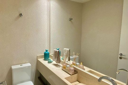 Lavabo de apartamento à venda com 3 quartos, 95m² em Pinheiros, São Paulo