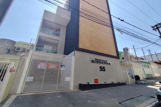 Fachada de apartamento para alugar com 2 quartos, 45m² em Vila Guilhermina, São Paulo