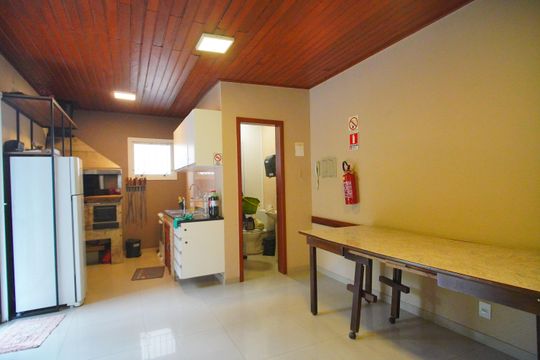 Área comum - Salão de festas de apartamento para alugar com 2 quartos, 62m² em Vila Nova, Novo Hamburgo