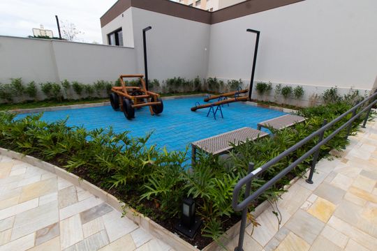 ÁREA COMUM - PLAYGROUND de apartamento para alugar com 1 quarto, 53m² em Centro, Campinas