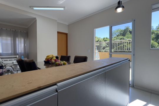 Cozinha de apartamento para alugar com 2 quartos, 83m² em Jardim Sao Domingos, Guarulhos