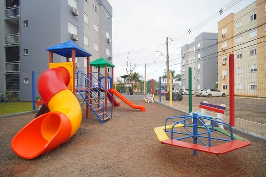 Área comum - Playground de apartamento à venda com 2 quartos, 57m² em Centro, Novo Hamburgo