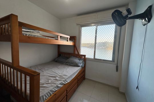 Quarto  de apartamento para alugar com 1 quarto, 56m² em Centro, São Vicente