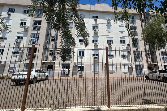 Placa Vista da rua.  de apartamento para alugar com 2 quartos, 92m² em Scharlau, São Leopoldo