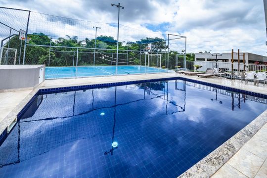 Área comum - Piscina de apartamento para alugar com 2 quartos, 45m² em Juliana, Belo Horizonte