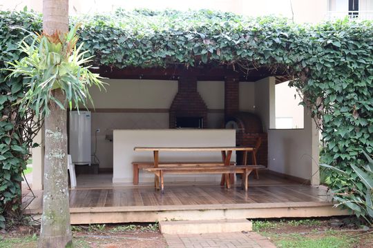 Área comum - Churrasqueira de apartamento à venda com 2 quartos, 61m² em Jardim Tupanci, Barueri