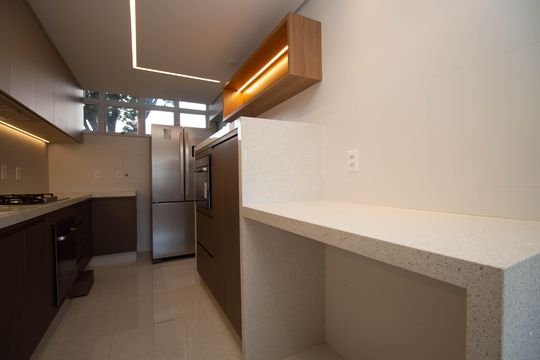 Cozinha de apartamento à venda com 3 quartos, 122m² em Asa Norte, Brasília