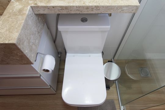 Banheiro Social de apartamento à venda com 2 quartos, 72m² em Paquetá, Belo Horizonte