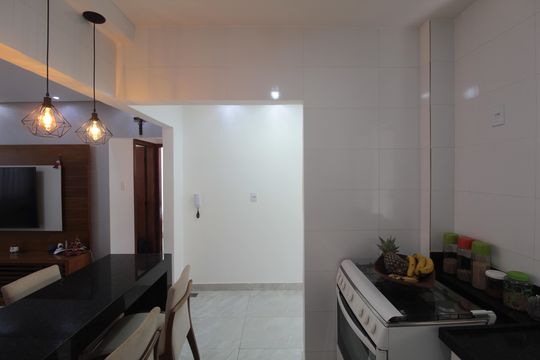 Cozinha de apartamento à venda com 2 quartos, 72m² em Paquetá, Belo Horizonte