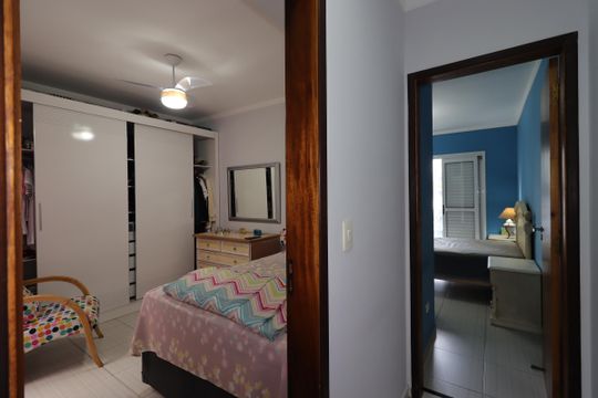 Corredor de apartamento à venda com 3 quartos, 102m² em Vila Assunção, Santo André