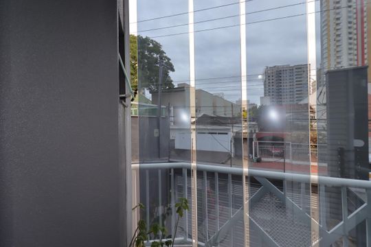Sacada da Suíte de apartamento à venda com 3 quartos, 102m² em Vila Assunção, Santo André