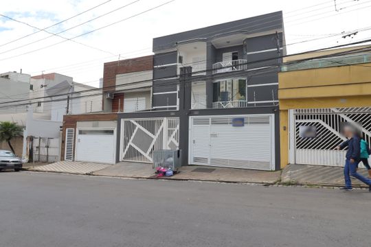 Fachada de apartamento à venda com 3 quartos, 102m² em Vila Assunção, Santo André