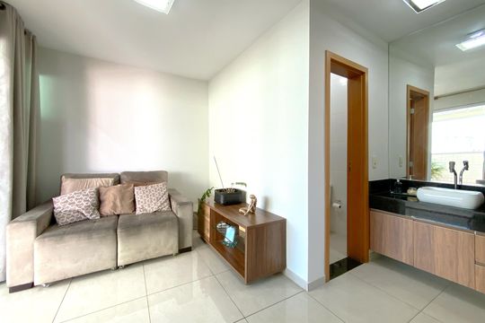 Sala de Estar de apartamento à venda com 5 quartos, 250m² em Nova Suíça, Belo Horizonte