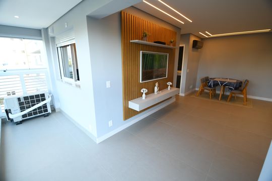 Sala de apartamento à venda com 2 quartos, 67m² em Taquaral, Campinas