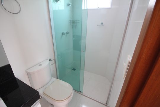 Suite Varanda Quarto 1 de apartamento à venda com 3 quartos, 77m² em Eldorado, Contagem