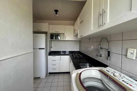 Cozinha de apartamento à venda com 2 quartos, 41m² em São Miguel, São Leopoldo