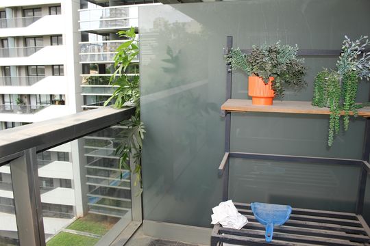 sacada  de kitnet/studio para alugar com 1 quarto, 27m² em República, São Paulo