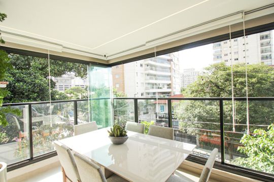 Sacada de apartamento à venda com 3 quartos, 109m² em Perdizes, São Paulo