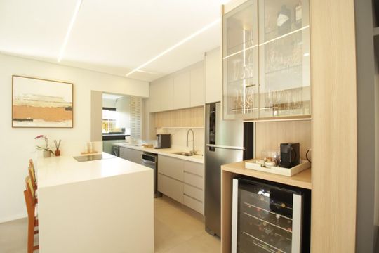 Cozinha de apartamento à venda com 3 quartos, 109m² em Perdizes, São Paulo