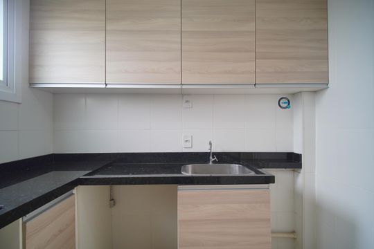 Cozinha de apartamento para alugar com 2 quartos, 52m² em Rondônia, Novo Hamburgo