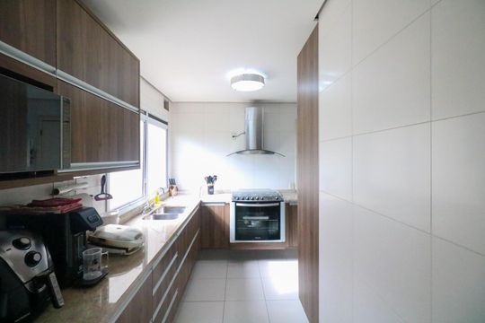 Cozinha de apartamento à venda com 4 quartos, 186m² em Santa Paula, São Caetano do Sul